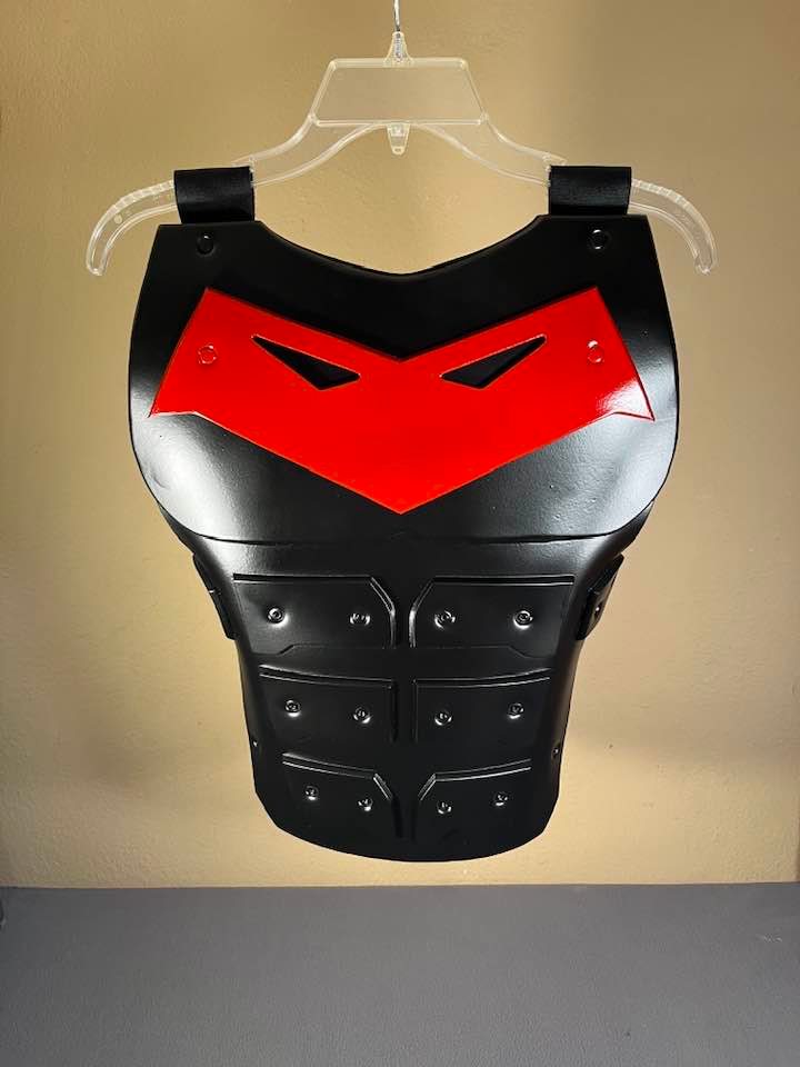 Red Hood Outlaw mask Crimson Red and Matte Black