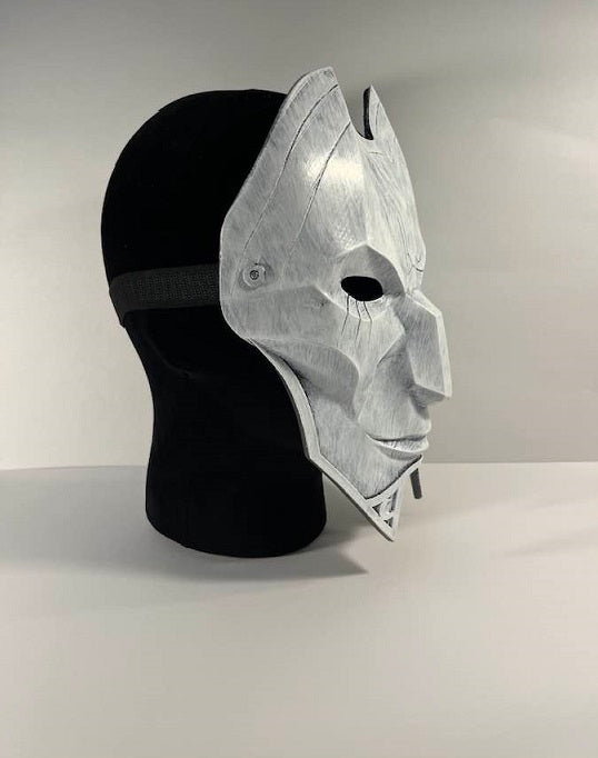 Jhin Mask from League of Legends Titanium White