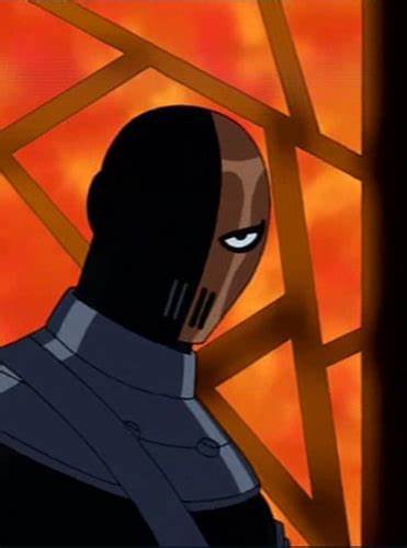 Deathstroke mask & backplate Teen Titans Slade version