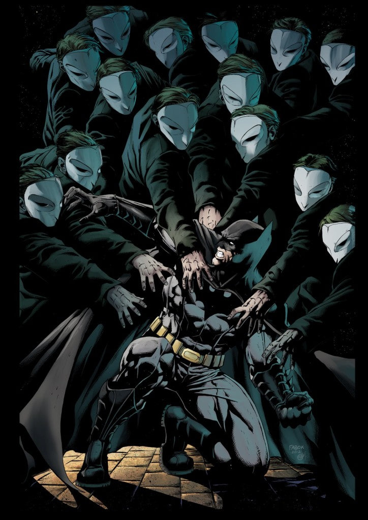 Batman Court of Owls mask white