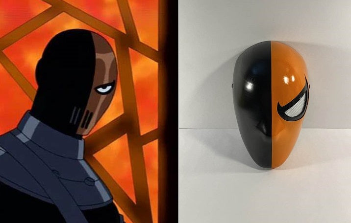 Deathstroke mask & backplate Teen Titans Slade version