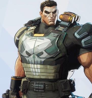 Punisher chest armor Marvels Rivals version.