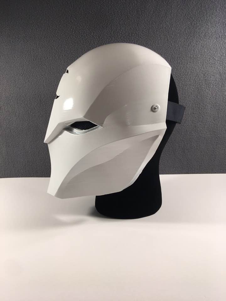 Moon Knight mask with Black Moon