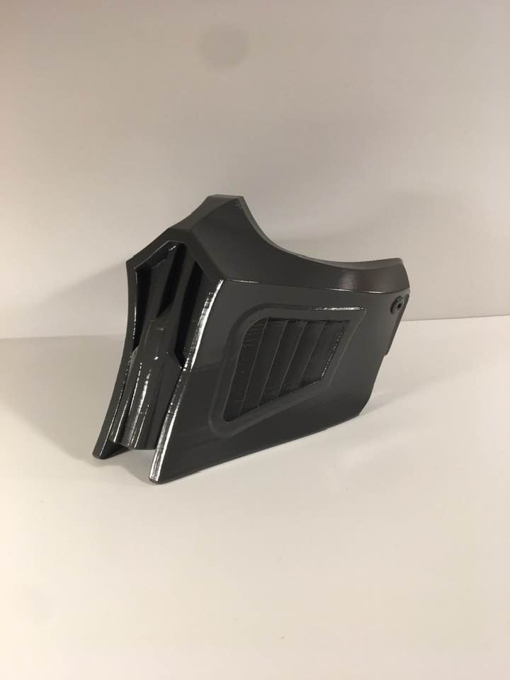 Noob Saibot MK11mask from Mortal Kombat Charcoal color