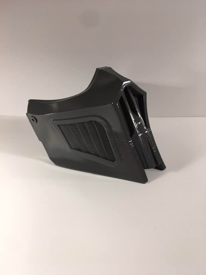 Noob Saibot MK11mask from Mortal Kombat Charcoal color
