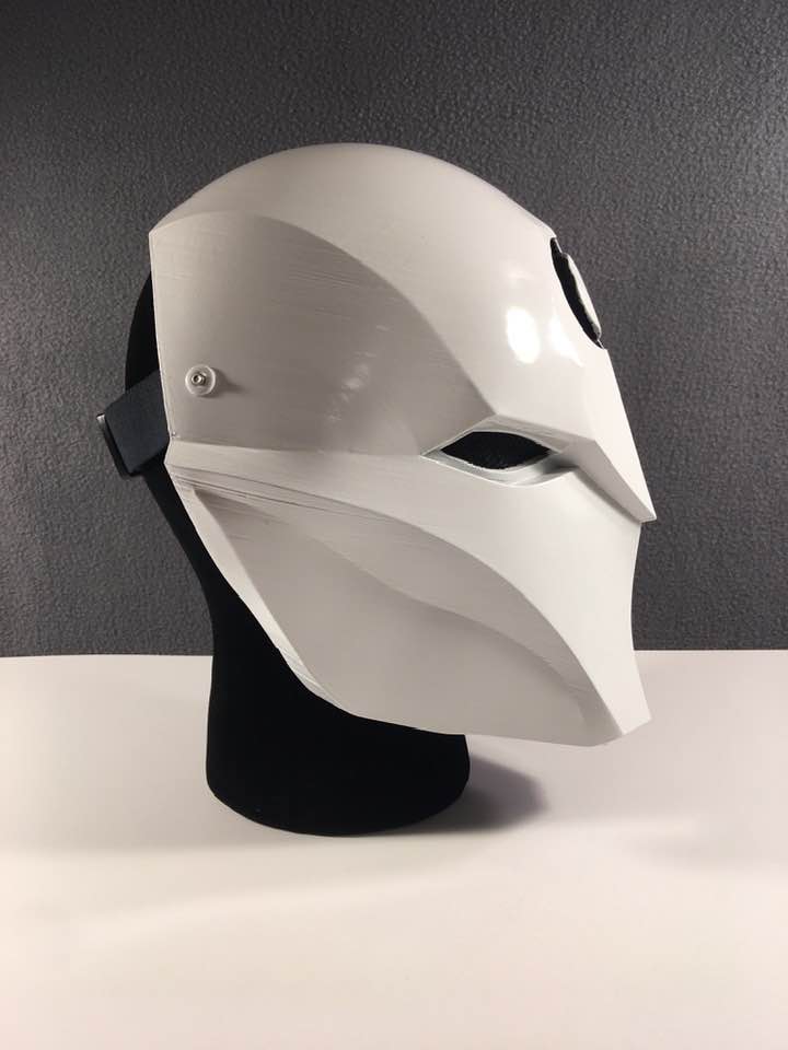 Moon Knight mask with Black Moon
