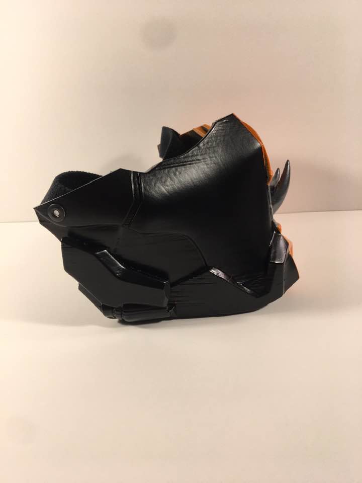 Deathstroke Oni half mask Japanese Demon Samurai