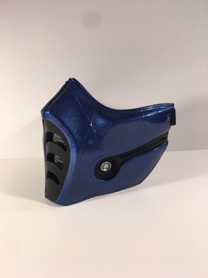 Sub-Zero MK9 mask Mortal Combat with adjustable strap