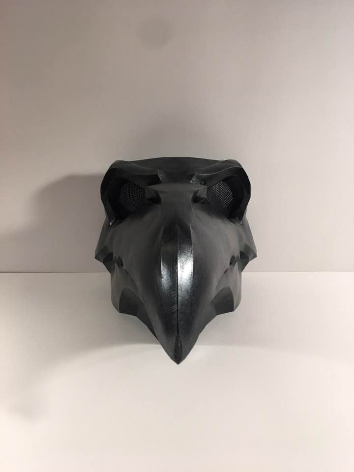 Reaper Nevermore mask from Overwatch or Plague Doctor