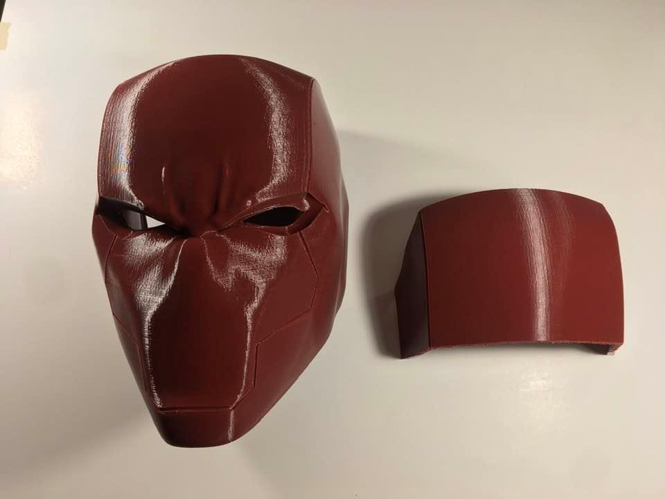 DIY Raw Red Hood Full Helmet Rebirth version