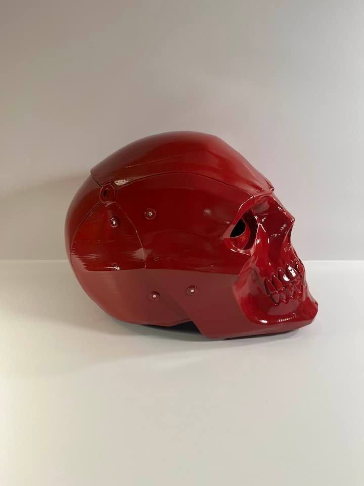 Red Skull FULL HELMET