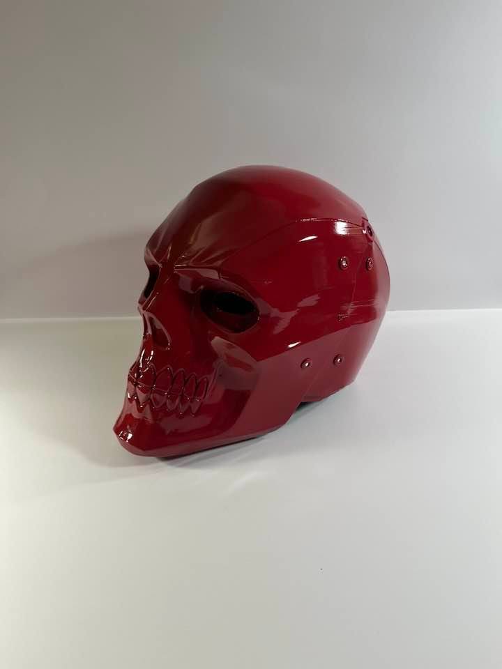 Red Skull FULL HELMET