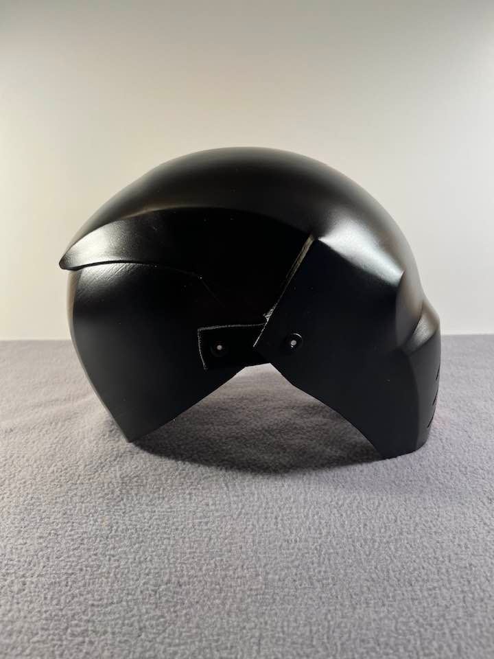 Deathstroke CW Arrow version chest armor and helmet Flat Black True Orange Blue Carbon Fiber