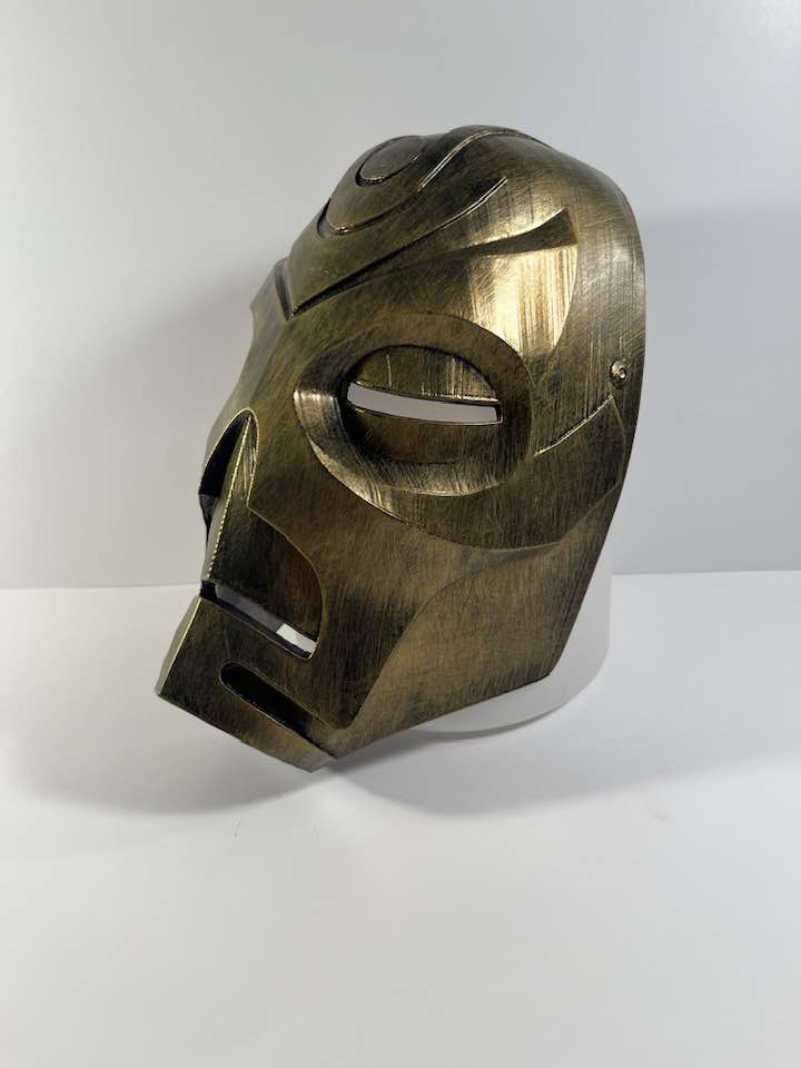 Skyrim Dragon Priest mask from Elder Scrolls Krosis Gold version