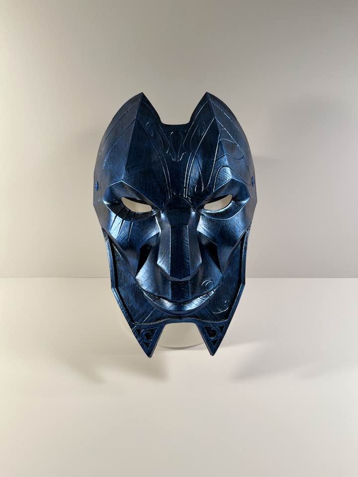 Jhin Mask from League of Legends Gunmetal