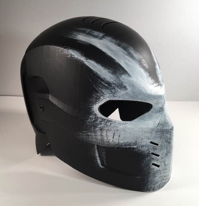 Crossbones chest armor and matching helmet, Captain America: Winter Soldier.