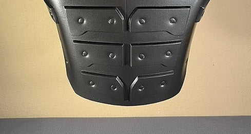 Red Hood chest armor Gunmetal Burgundy