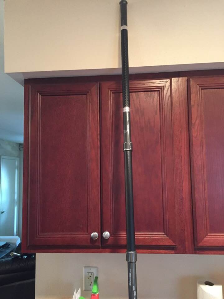 Deathstroke Bo staff Carbon Fiber Gunmetal