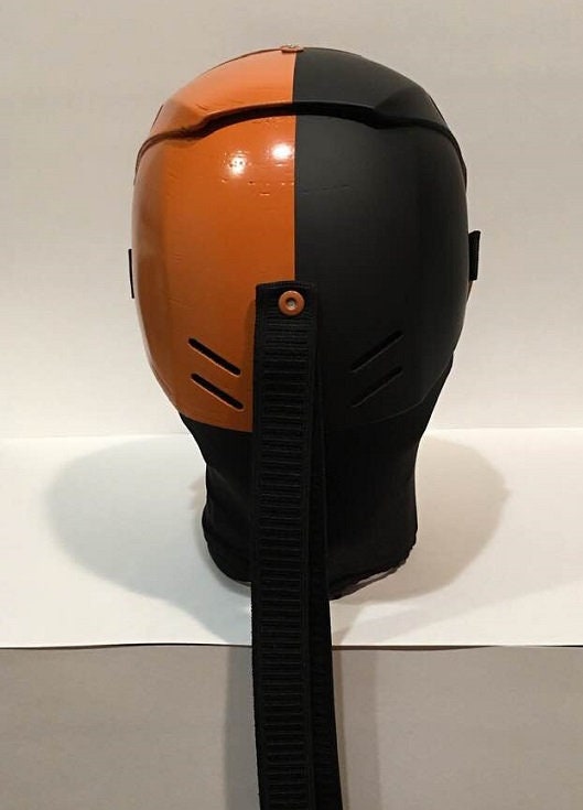 Deathstroke CW Arrow version chest armor and helmet Flat Black True Orange Blue Carbon Fiber