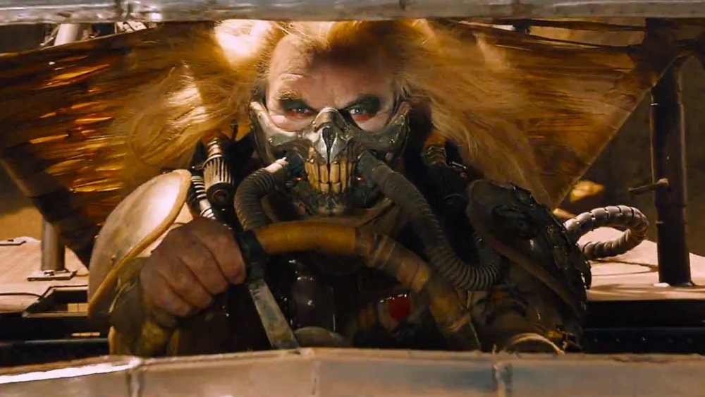 Immortan Joe mask with hoses from the movie Mad Max Fury Road