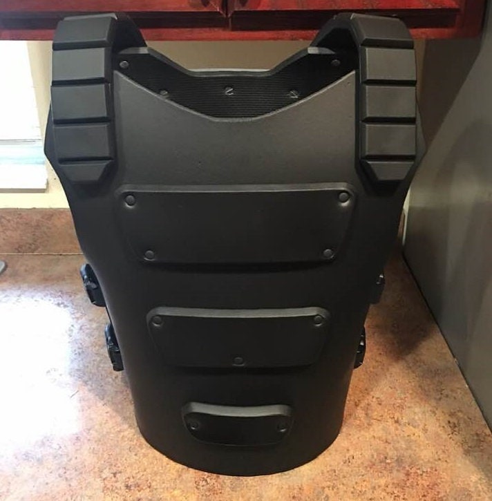 Punisher chest armor Matte White skull Jim Lee version full vest front and back