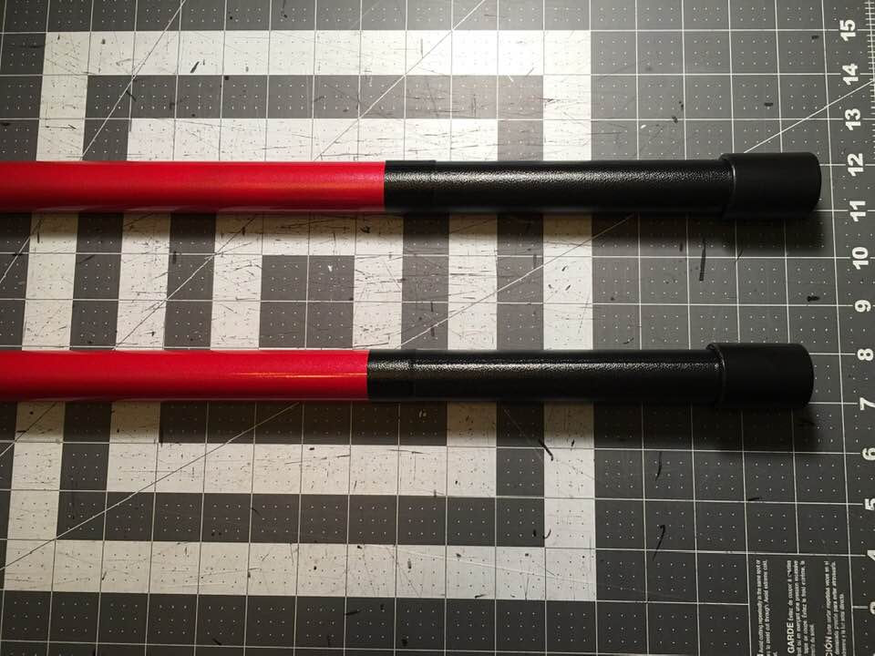 Harley Quinn Bo staff breaks down into escrima sticks