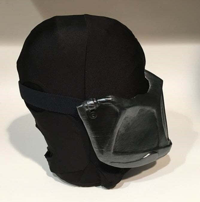 Noob Saibot mask from Mortal Kombat Gunmetal