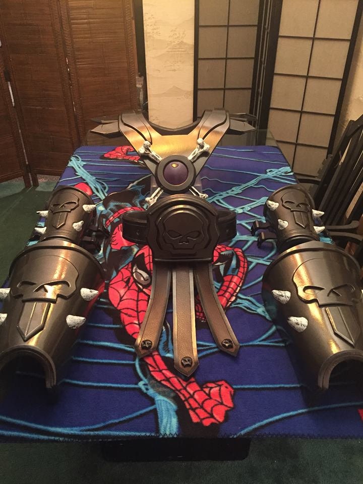 Skeletor armor and mask STAFF NOT INCLUDED