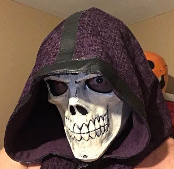 Skeletor mask from Masters of the Universe or Ghost Rider
