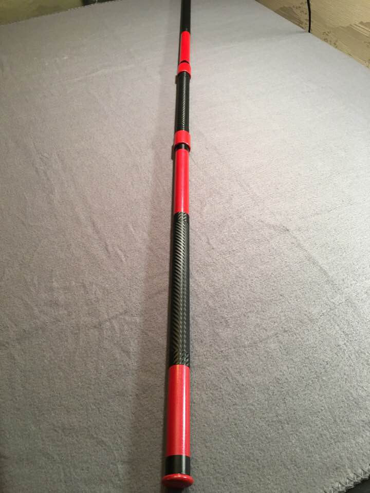 Nightwing Bo staff Metallic Red Carbon Fiber
