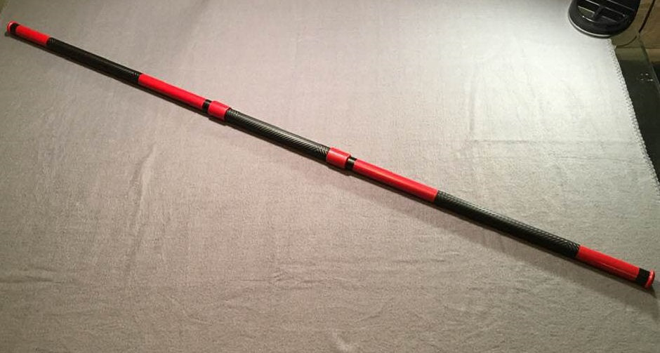 Nightwing Bo staff Metallic Red Carbon Fiber
