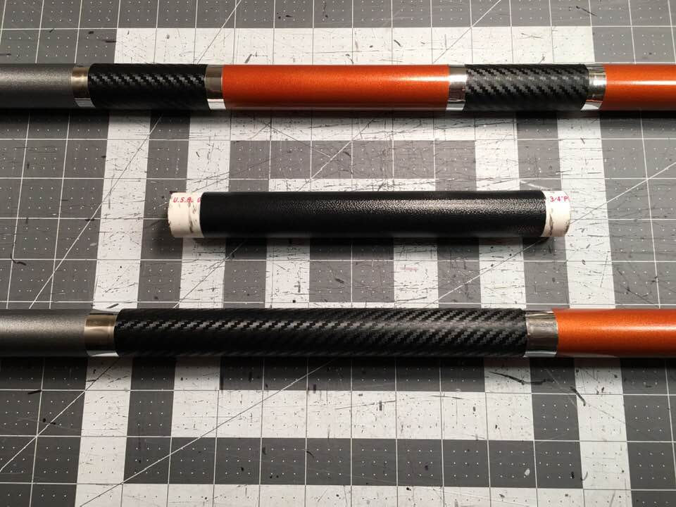 Deathstroke Bo staff Dark Steel Metallic Orange