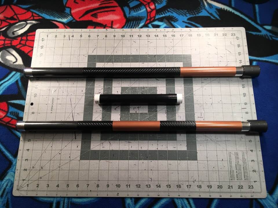 Deathstroke Bo staff Gunmetal Copper