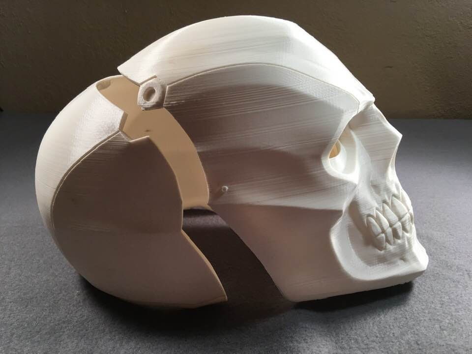 DIY Raw Black Mask Full Helmet Arkham Origins version