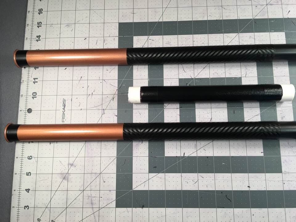 Deathstroke Bo staff Flat Black Copper