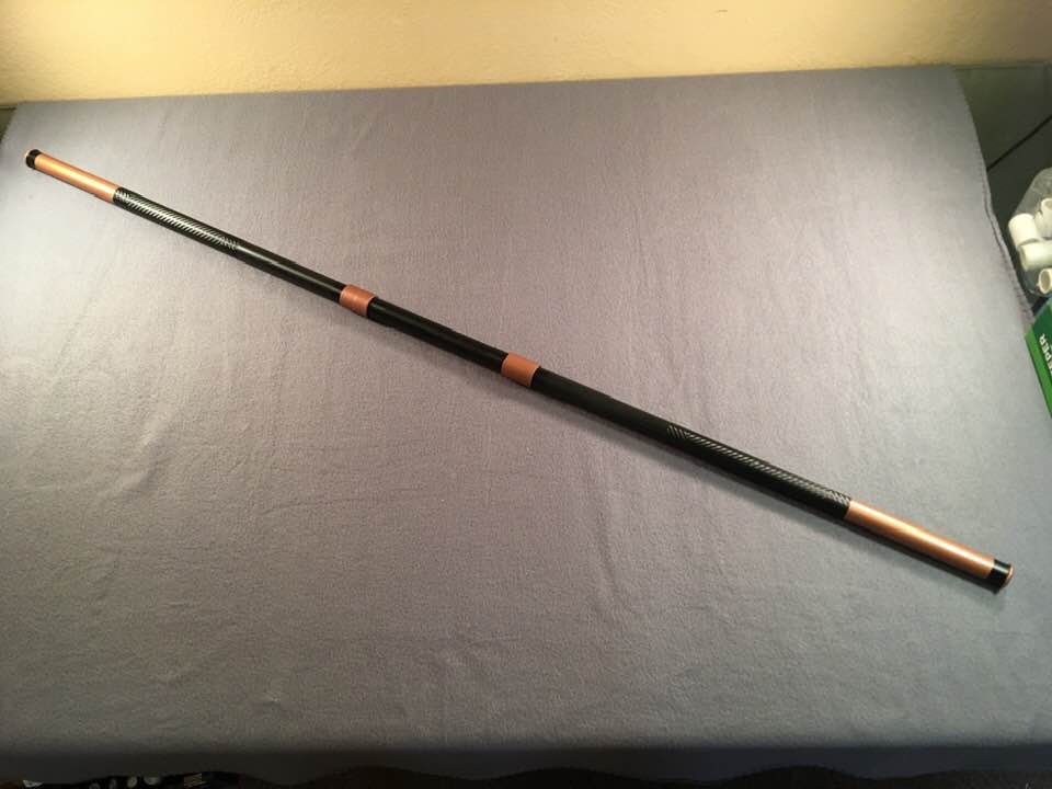 Deathstroke Bo staff Flat Black Copper
