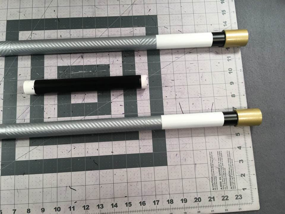 Moon Knight Bo staff 5' 5" long Matte White Pure Gold