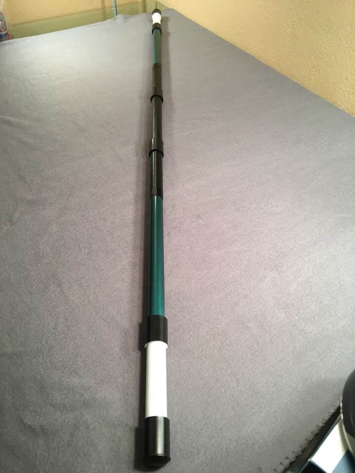 Green Lantern Bo staff Escrima sticks 5' 5" long