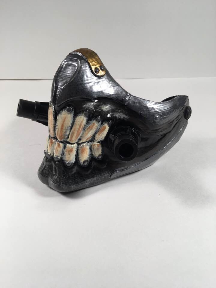 Immortan Joe mask with hoses from the movie Mad Max Fury Road