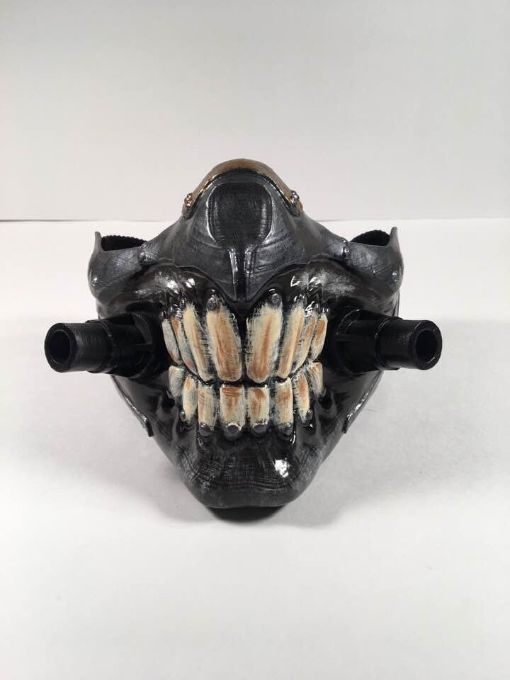 Immortan Joe mask with hoses from the movie Mad Max Fury Road