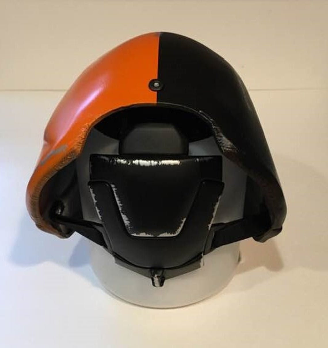 Deathstroke Arkham Origins 3-piece set: chest armor, mask, and shoulders Matte Black True Orange