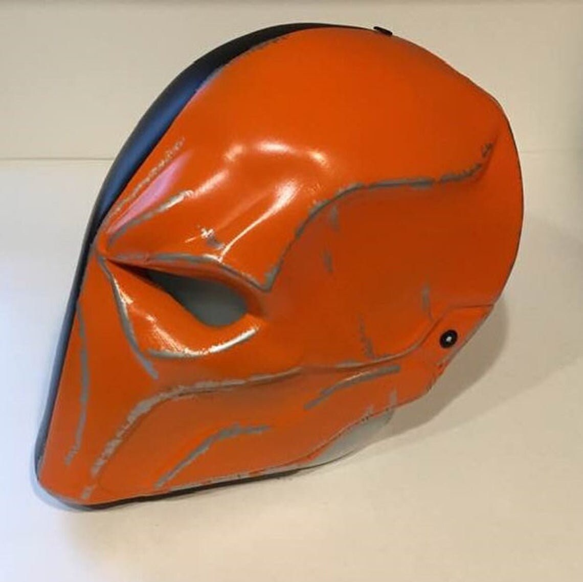 Deathstroke Arkham origins 3-piece set: chest armor, mask and staff Matte Black True Orange
