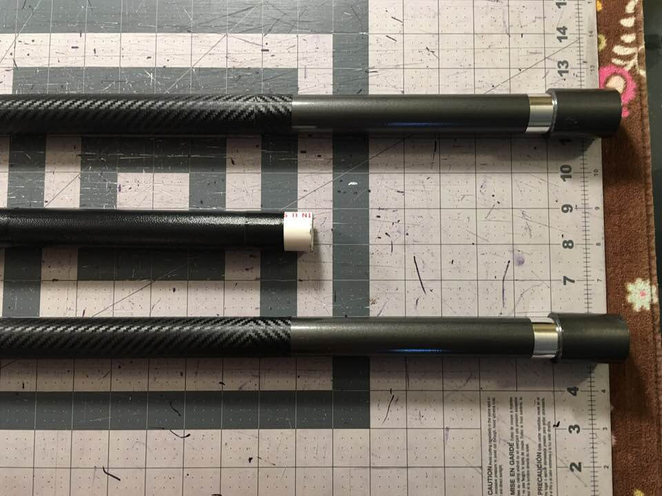 Deathstroke Bo staff Carbon Fiber Gunmetal