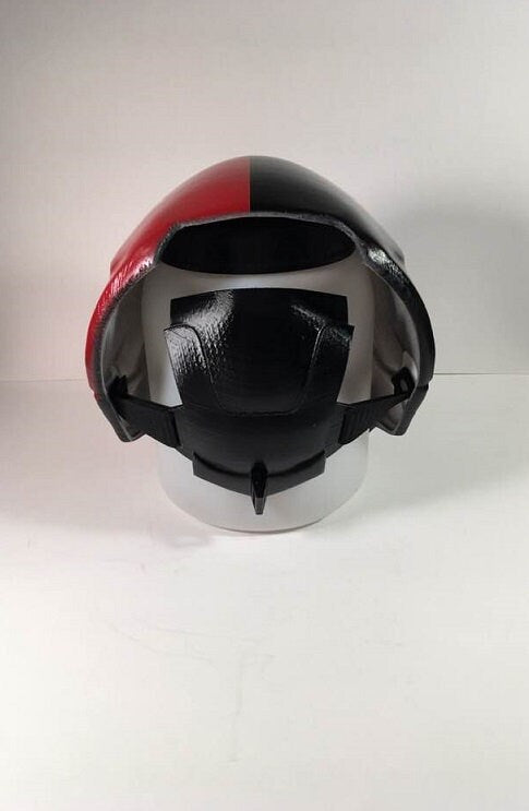 Deadpool and Deathstroke mask mashup.