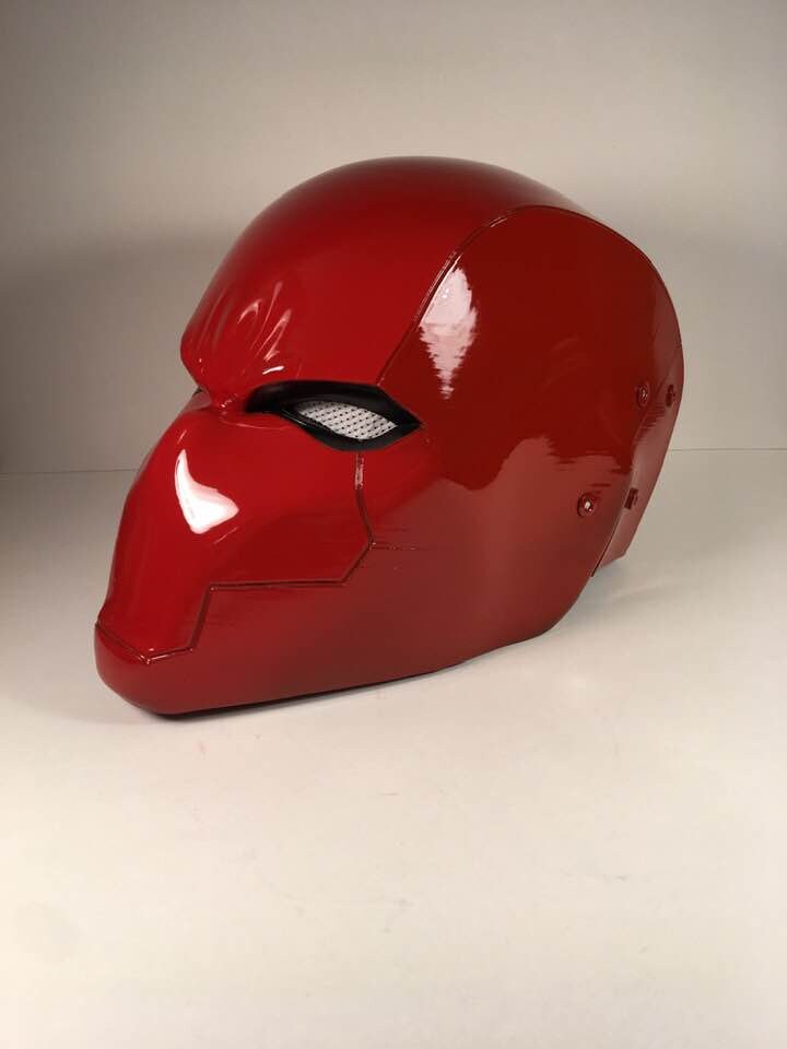 Red Hood helmet Rebirth version Fire Red