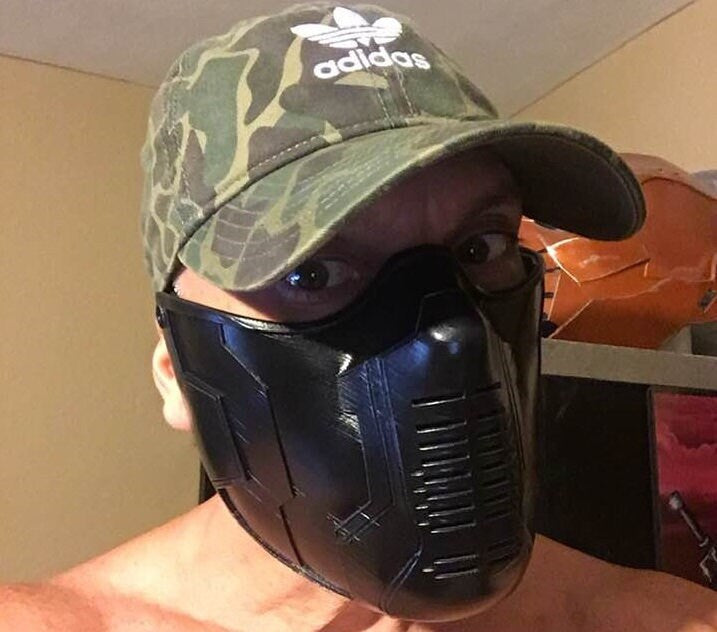 Winter Soldier mask Bucky Barnes from Captain America