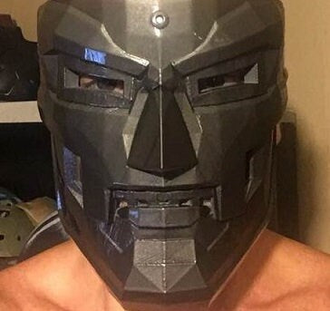 Dr. Doom Mask Variant Version Metallic Black Night