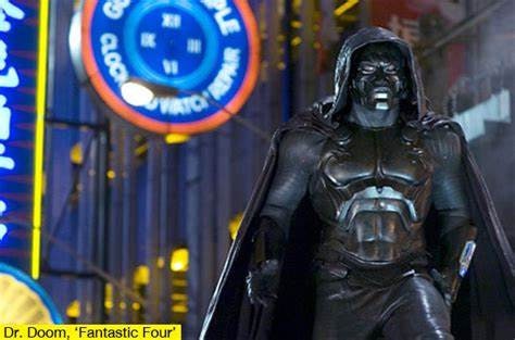 Dr. Doom Mask Variant Version Metallic Black Night