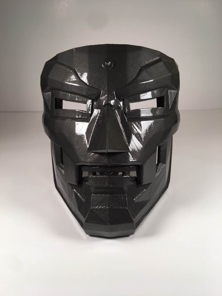 Dr. Doom Mask Variant Version Metallic Black Night