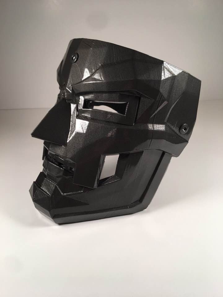 Dr. Doom Mask Variant Version Metallic Black Night